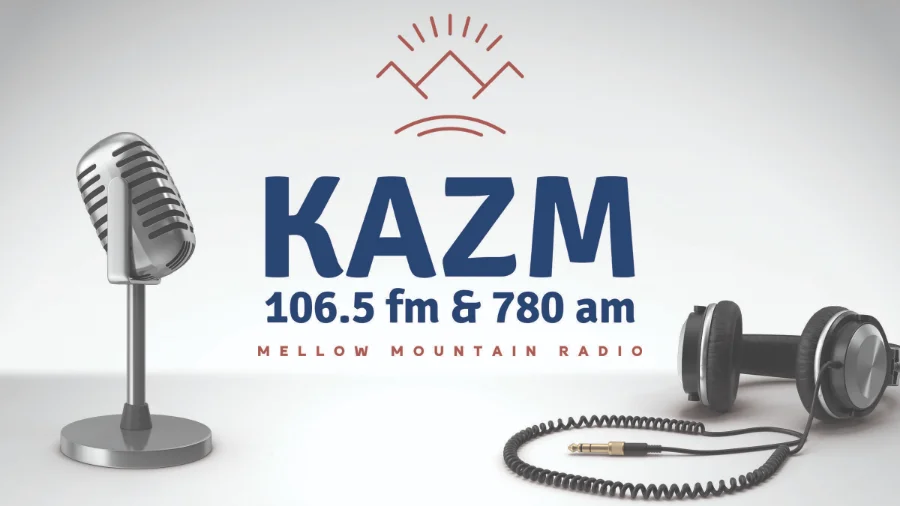 KAZM microphone and headphones banner