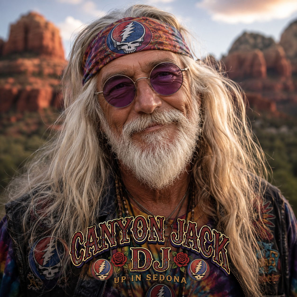 Canyon Jack, DJ, up in Sedona